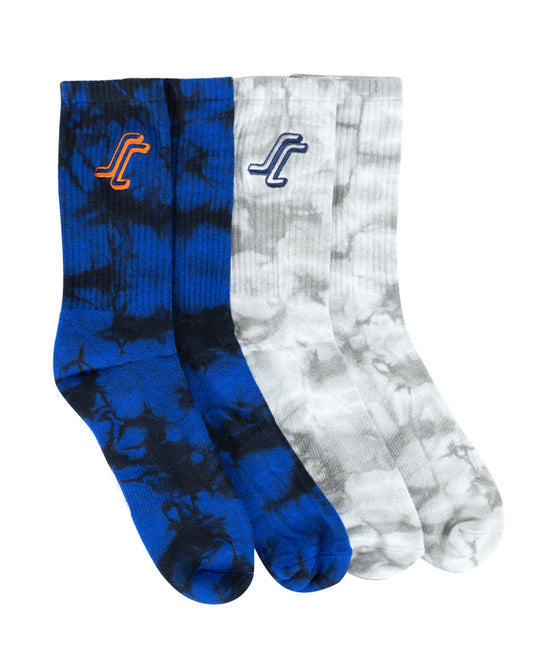 Santa Cruz OGSC Sock - Cobalt Tie Dye - Mens 7-11