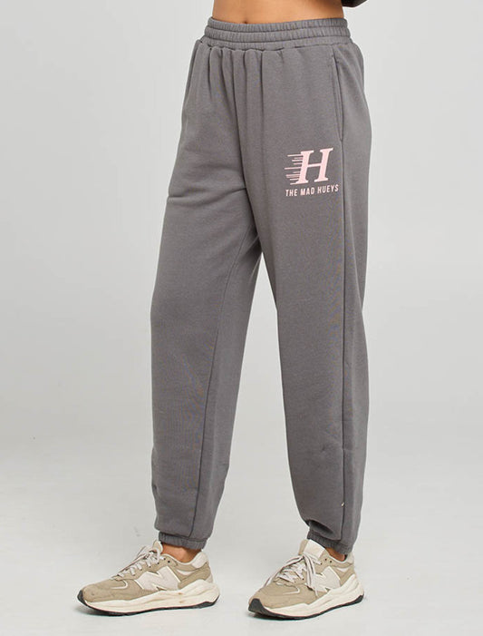 The Mad Hueys Speeding Hueys Relaxed Trackpant - Charcoal