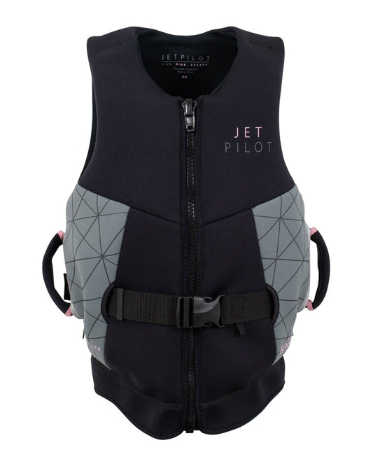Jet Pilot Cause Ladies F/E Neo Vest - Black